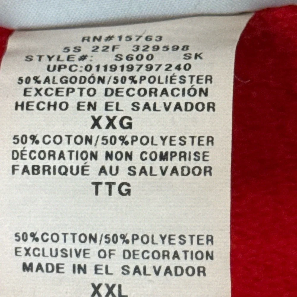 Vintage 90's Y2K Champion x Budweiser‎ Sweatshirt Unisex Plus Size 2X Red
